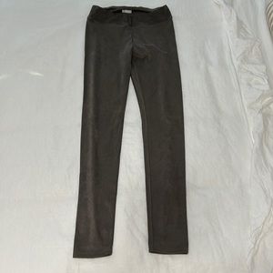 Suede leggings